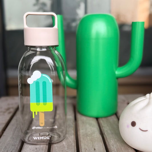 EYESCREAM Ice Pop Water Bottle - 760ml Leakproof Lightweight Sports Bottle | BPA-Free - WEMUG