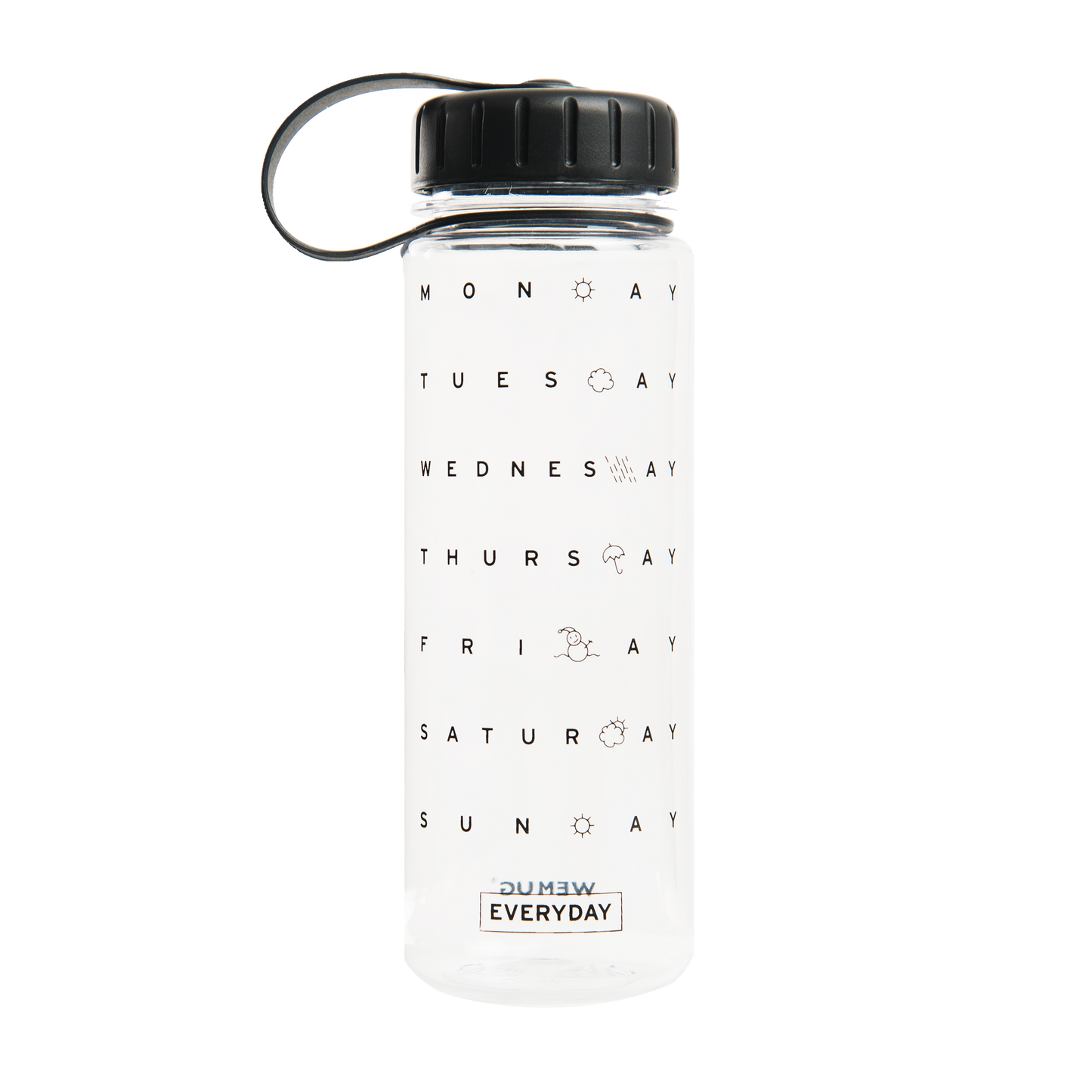 Water Bottle Everyday - Clear - WEMUG