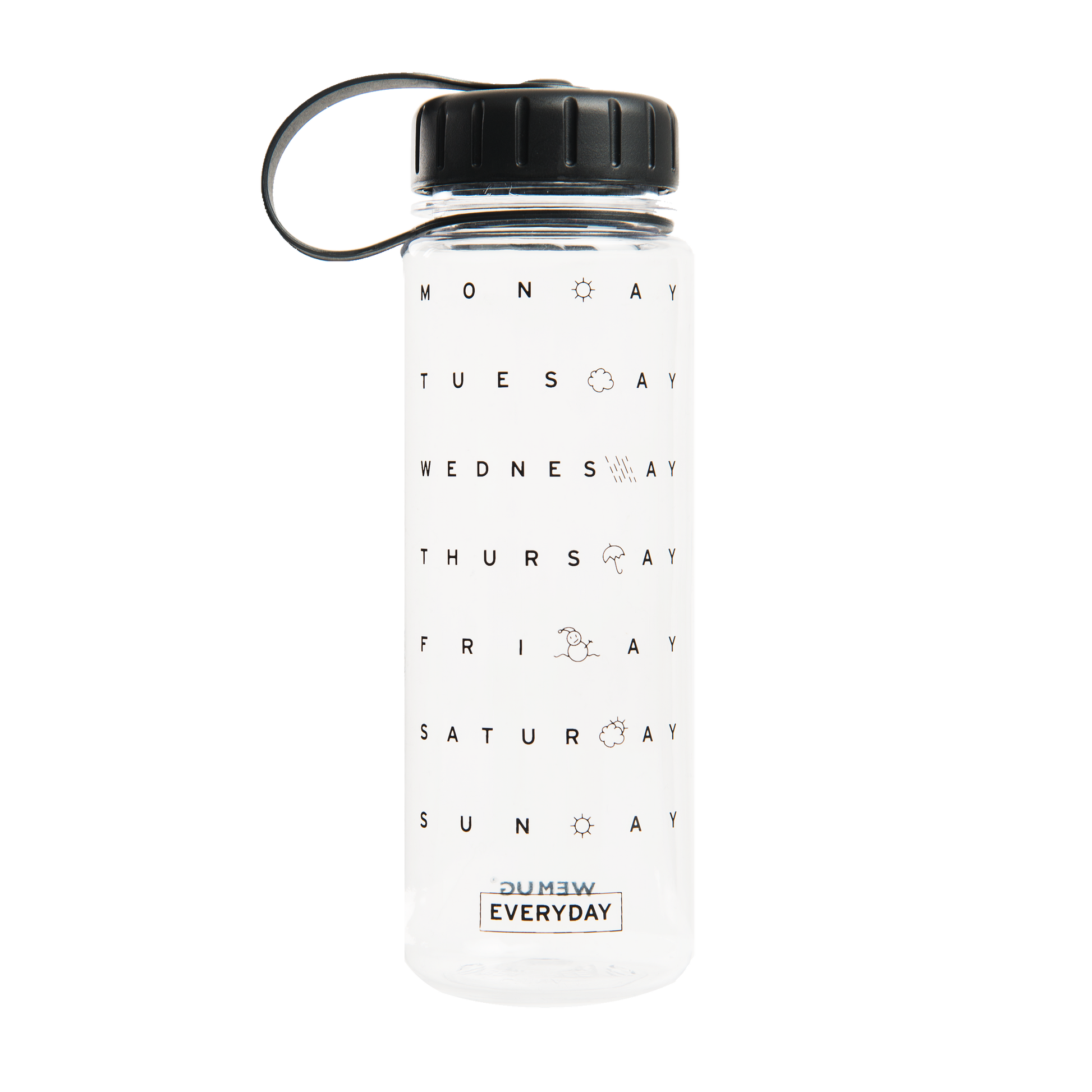 Water Bottle Everyday - Clear - WEMUG