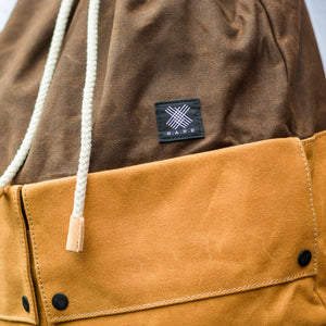 Trip Canvas Backpack, Rucksacks - Brown (for Him) - WEMUG