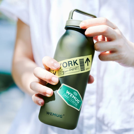 WEMUG Travel the World Airlines Fun Sticker for Water Bottle, Mug and Tumbler - WEMUG