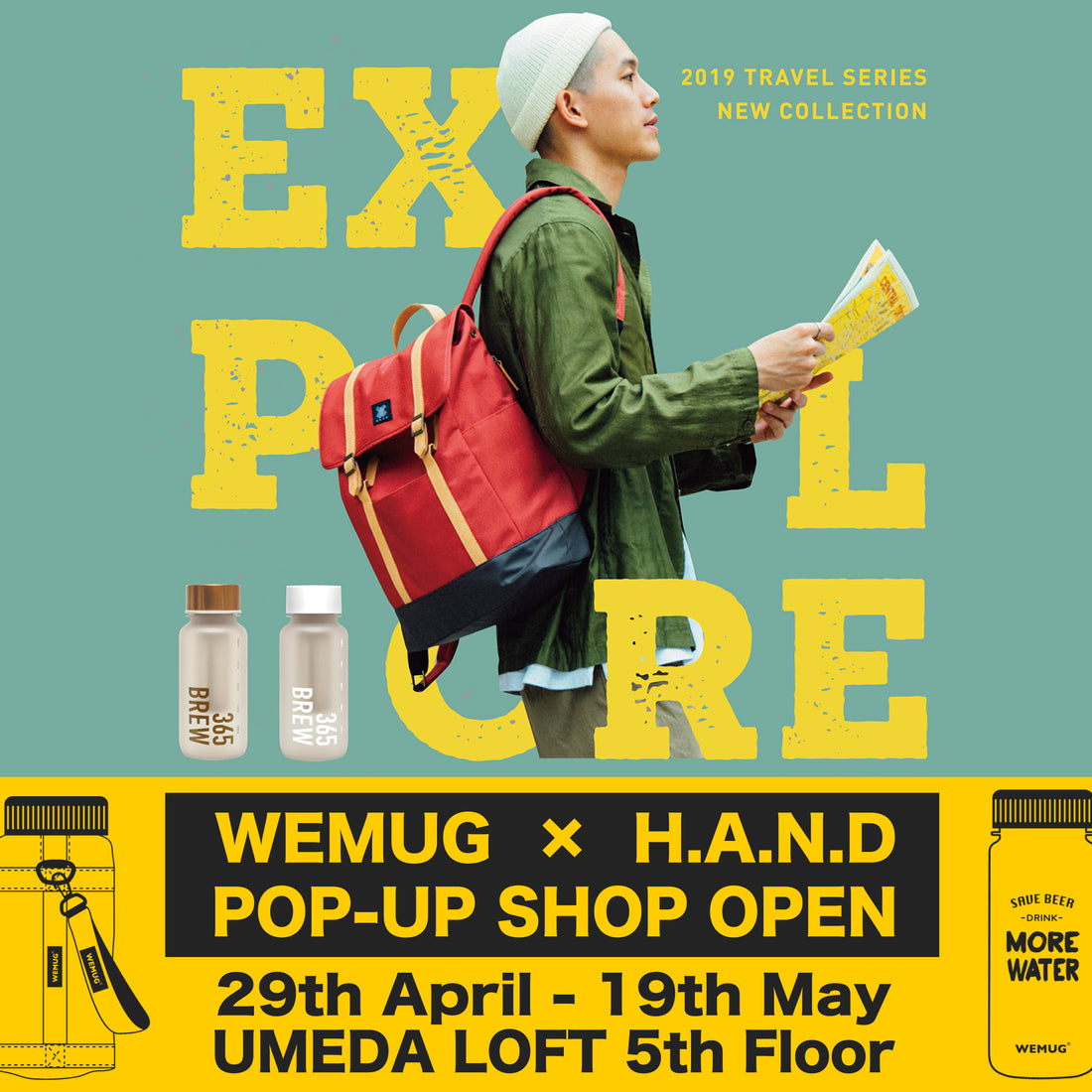 WEMUG x H.A.N.D Pop-up Shop - Umeda, Osaka