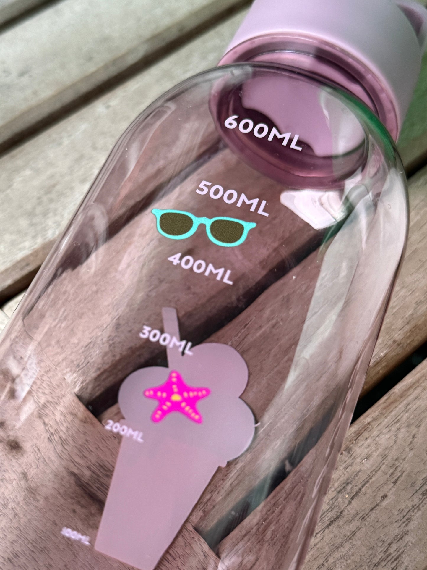 EYESCREAM Ice Pop Water Bottle - 760ml Leakproof Lightweight Sports Bottle | BPA-Free