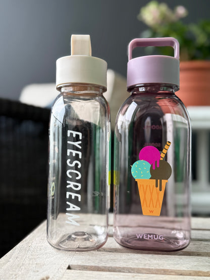 EYESCREAM Ice Pop Water Bottle - 760ml Leakproof Lightweight Sports Bottle | BPA-Free