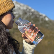 Load image into Gallery viewer, WEMUG Giant Bottle 1000ml plastic water bottle for sports and travelling-Sakura