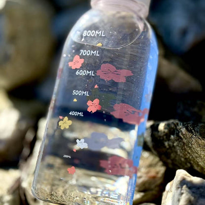 WEMUG Giant Bottle 1000ml plastic water bottle for sports and travelling-Sakura - WEMUG