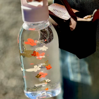 WEMUG Giant Bottle 1000ml plastic water bottle for sports and travelling-Sakura - WEMUG