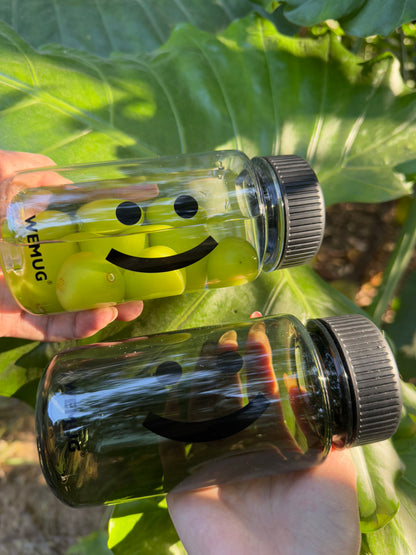 WEMUG Smile water bottle - mini edition, 12oz, 3colors, BPA-Free, leaksafe, Light and Durable