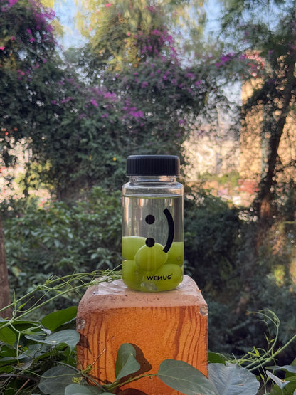WEMUG Smile water bottle - mini edition, 12oz, 3colors, BPA-Free, leaksafe, Light and Durable