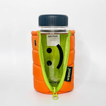 Load image into Gallery viewer, WEMUG Zipper Jacket Bottle Sleeve – Orange/Lime product shot