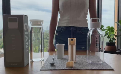 Clearance-WEMUG Frosty Brew Bottle 365Days with Filter, Coffee Tea Lover-Orange