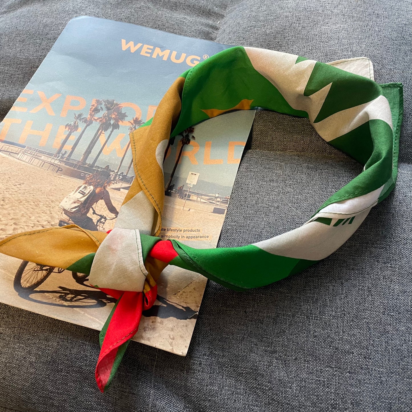 Christmas Festive Print Scarf Soft Lightweight Fabric Perfect Holiday Gift - WEMUG