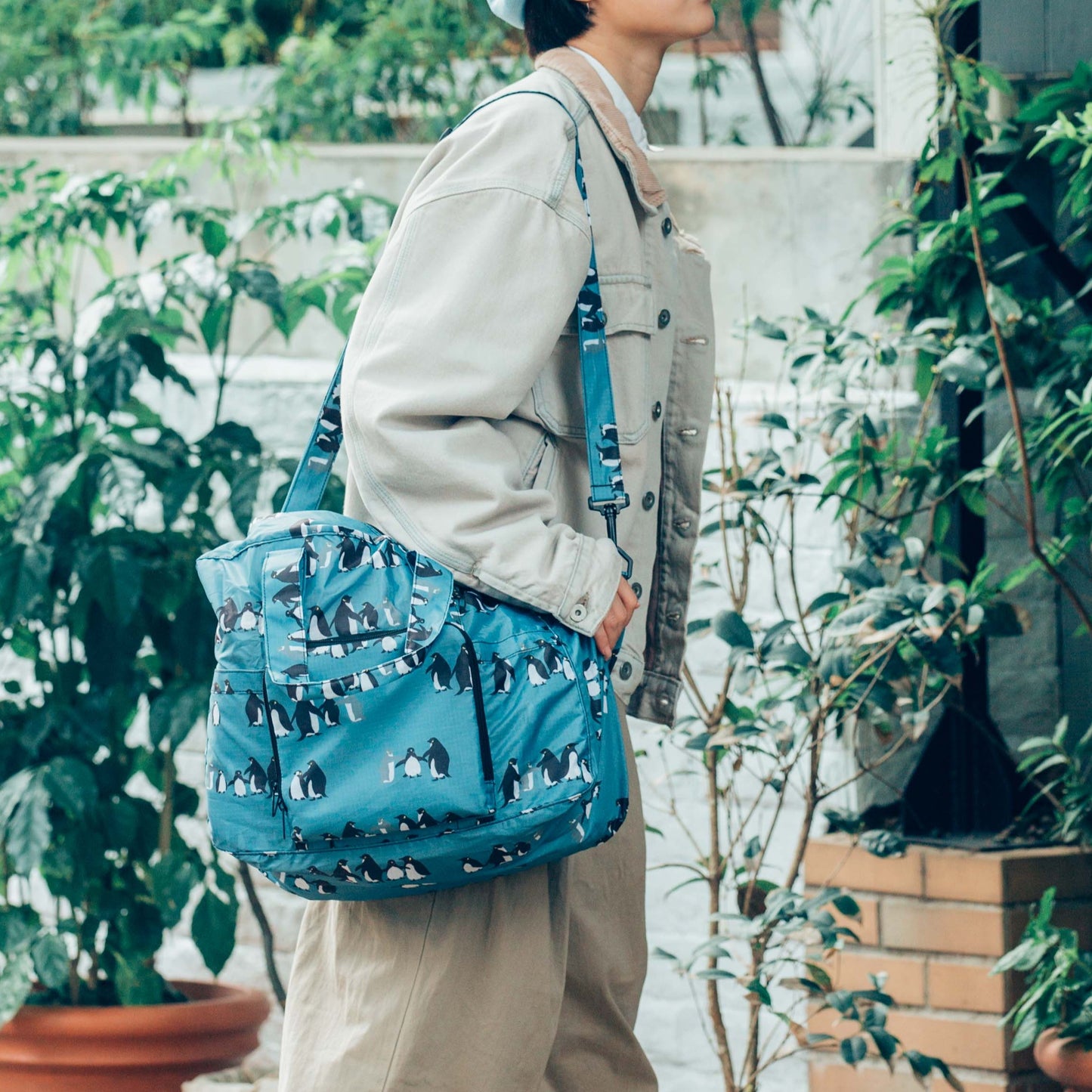 Foldable Duffel Bag Water Repellent with themed pattern - WEMUG