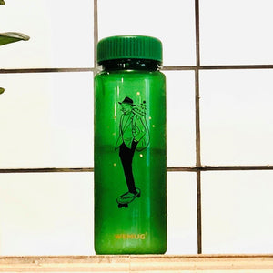 Water Bottle S500 Christmas Skateboarding - Green color - WEMUG