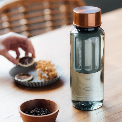 WEMUG Copper Brew Bottle S550/S650 with filter, Tritan BPA Free, coffee lover on-the-go - WEMUG