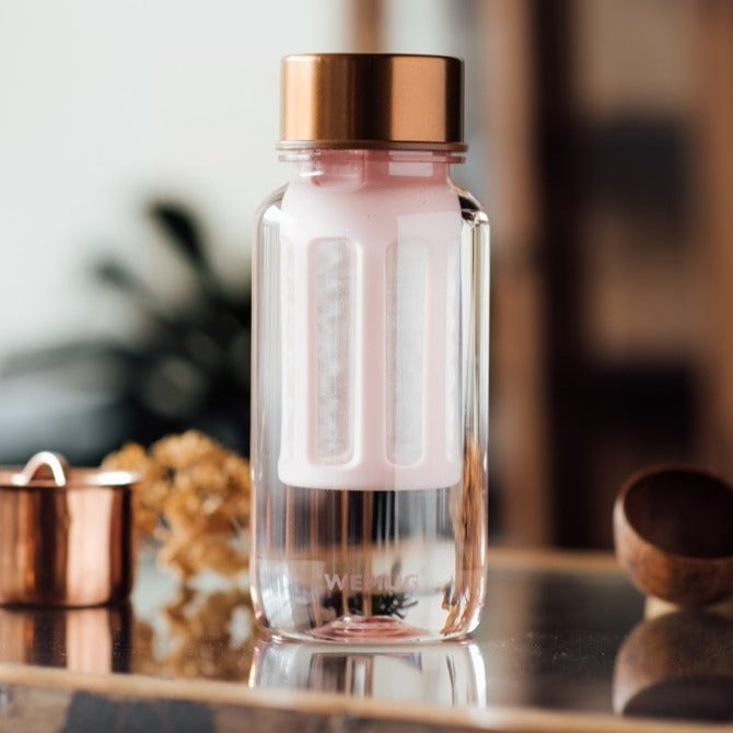 WEMUG Copper Brew Bottle S550/S650 with filter, Tritan BPA Free, coffee lover on-the-go - WEMUG