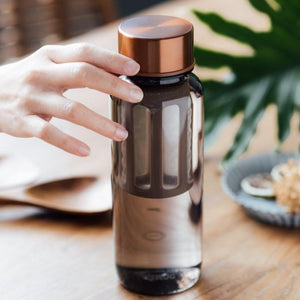 WEMUG Copper Brew Bottle S550/S650 with filter, Tritan BPA Free, coffee lover on-the-go - WEMUG