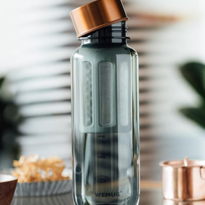 WEMUG Copper Brew Bottle S550/S650 with filter, Tritan BPA Free, coffee lover on-the-go - WEMUG