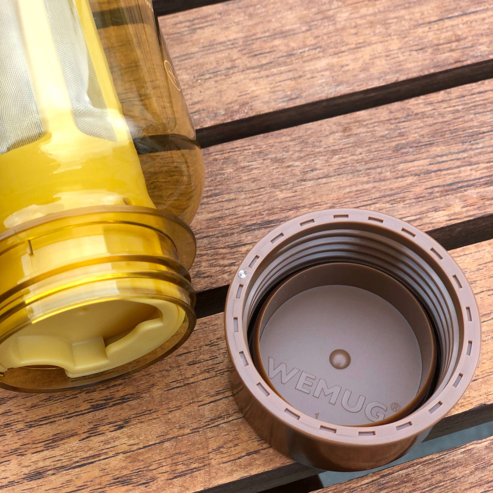 WEMUG Copper Brew Bottle S550/S650 with filter, Tritan BPA Free, coffee lover on-the-go - WEMUG