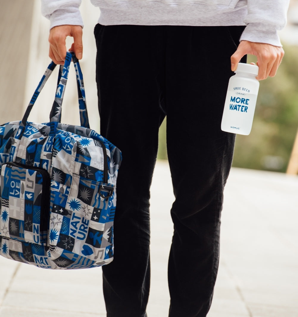 Foldable Duffel Bag Water Repellent with themed pattern - WEMUG