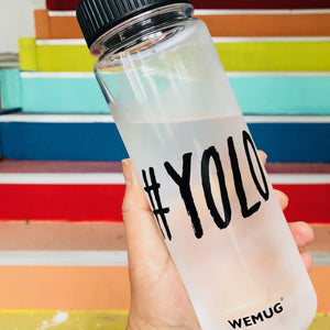 WEMUG Hashtag Lifestyle Water Bottle - S500 #YOLO - WEMUG