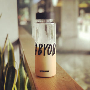 WEMUG Hashtag Lifestyle Water Bottle - S500 #BYOB - WEMUG
