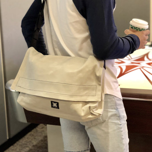 Messenger Bag - Light Grey - WEMUG