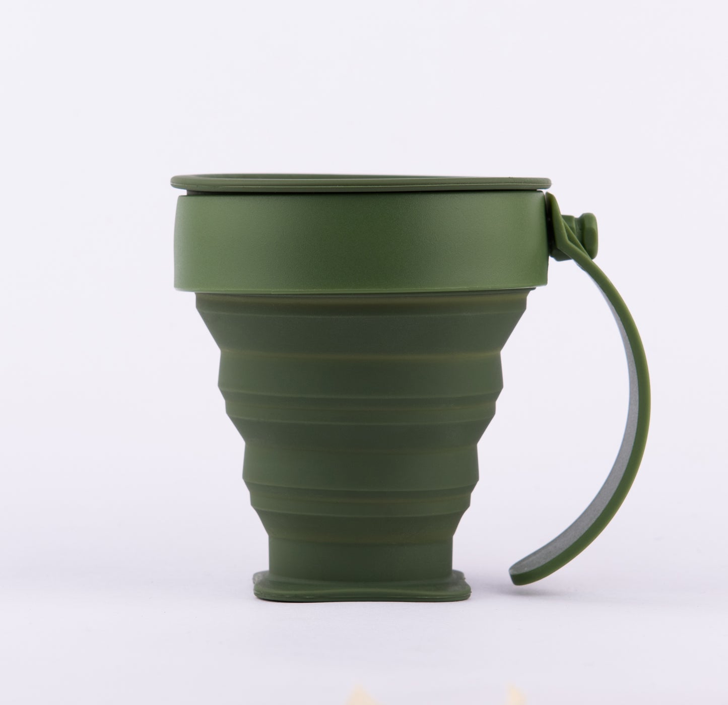 WEMUG On-the-go Foldable Sili Cup with reusable Tyvek bag - WEMUG