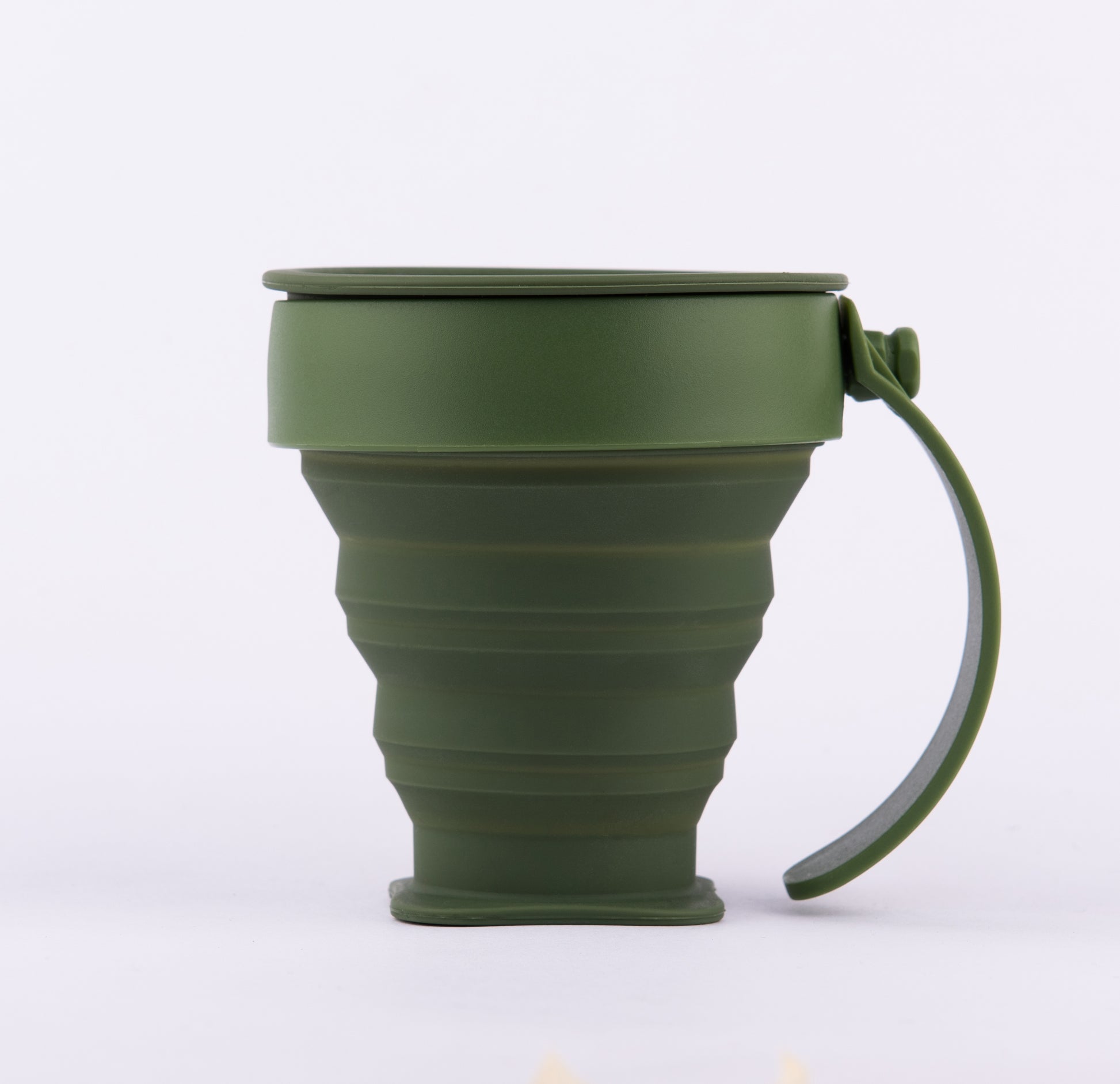 WEMUG On-the-go Foldable Sili Cup with reusable Tyvek bag - WEMUG
