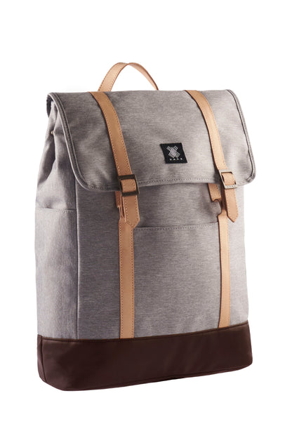 Urban Backpack with Leather Trim - WEMUG