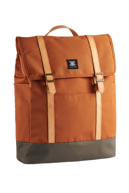 Urban Backpack with Leather Trim - WEMUG