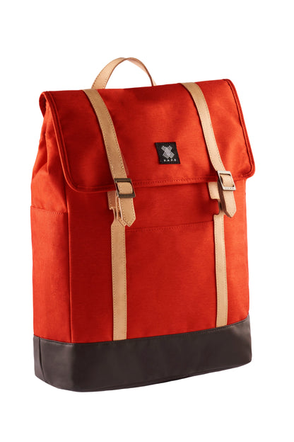 Urban Backpack with Leather Trim - WEMUG