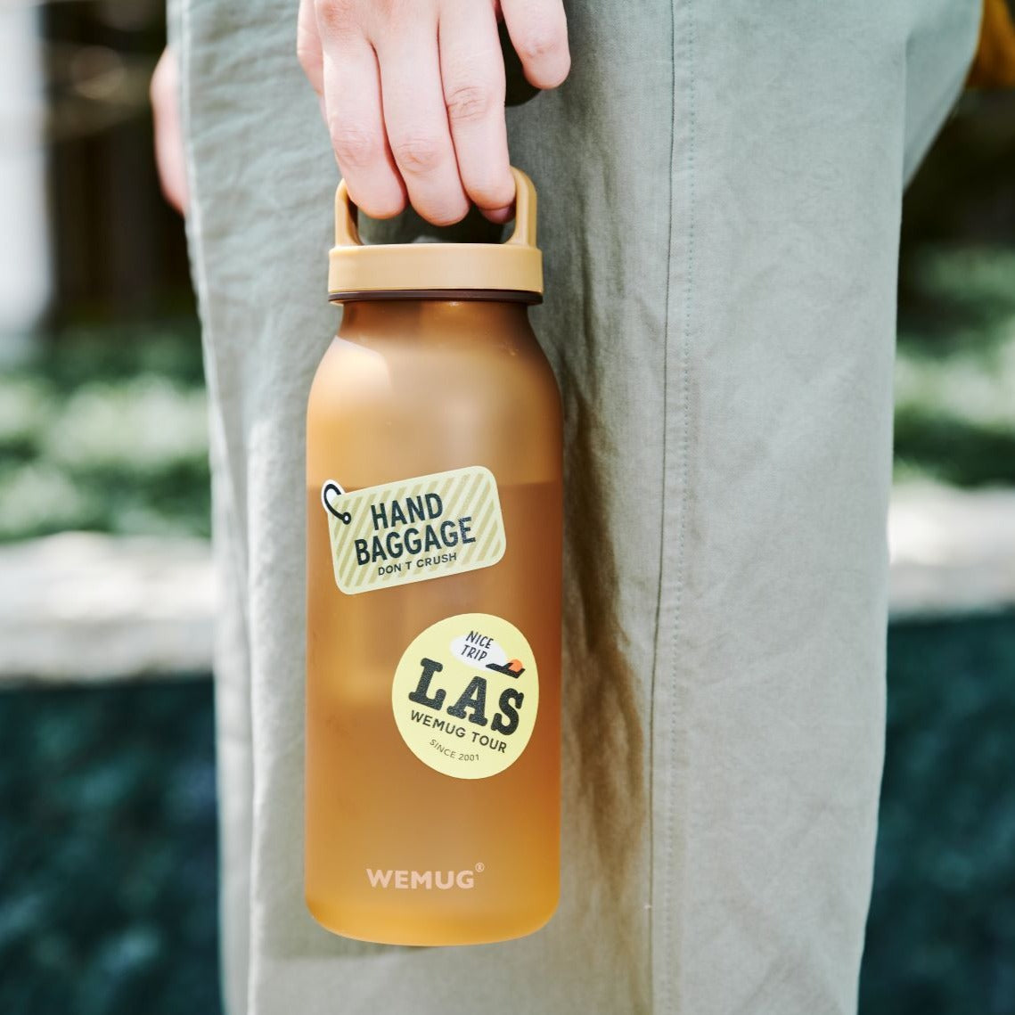 WEMUG Travel the World Airlines Fun Sticker for Water Bottle, Mug and Tumbler - WEMUG