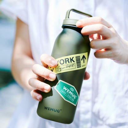 WEMUG Travel the World Airlines Fun Sticker for Water Bottle, Mug and Tumbler - WEMUG