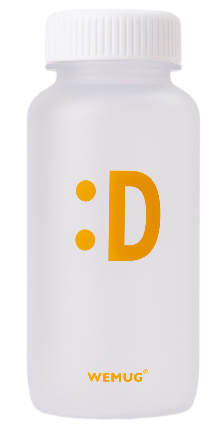 WEMUG Drink Bottle F550 Emoji, Tritan BPA Free (6 colors), compatible with WEMUG brew coffee filter - WEMUG