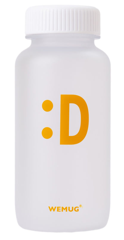 WEMUG Drink Bottle F550 Emoji, Tritan BPA Free (6 colors), compatible with WEMUG brew coffee filter - WEMUG