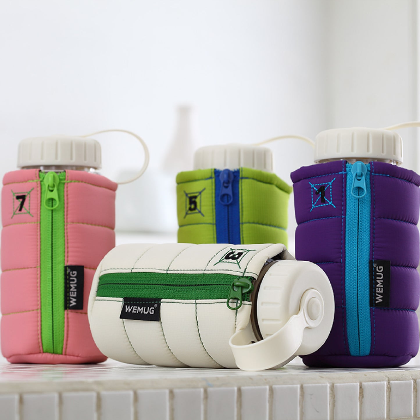 Zipper Jacket Tritan BPA Free Water Bottle - WEMUG