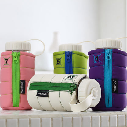 Zipper Jacket Tritan BPA Free Water Bottle - WEMUG
